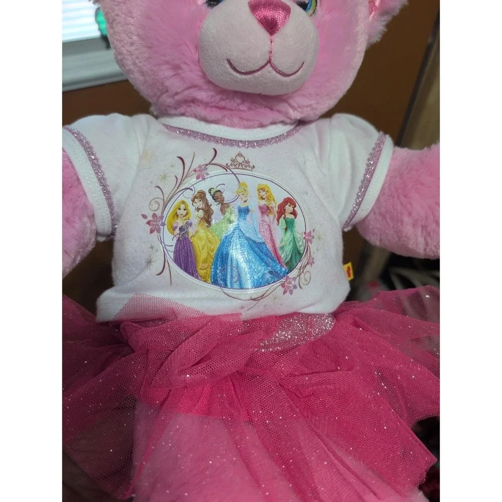 Vtg. Build A Bear Disney Princess Pink Glitter‎ Tutu 17